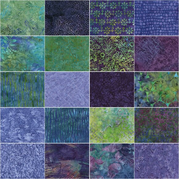 Tonga Treats Jamboree Batik Jelly Roll by Timeless Trends - Picture 3 of 5